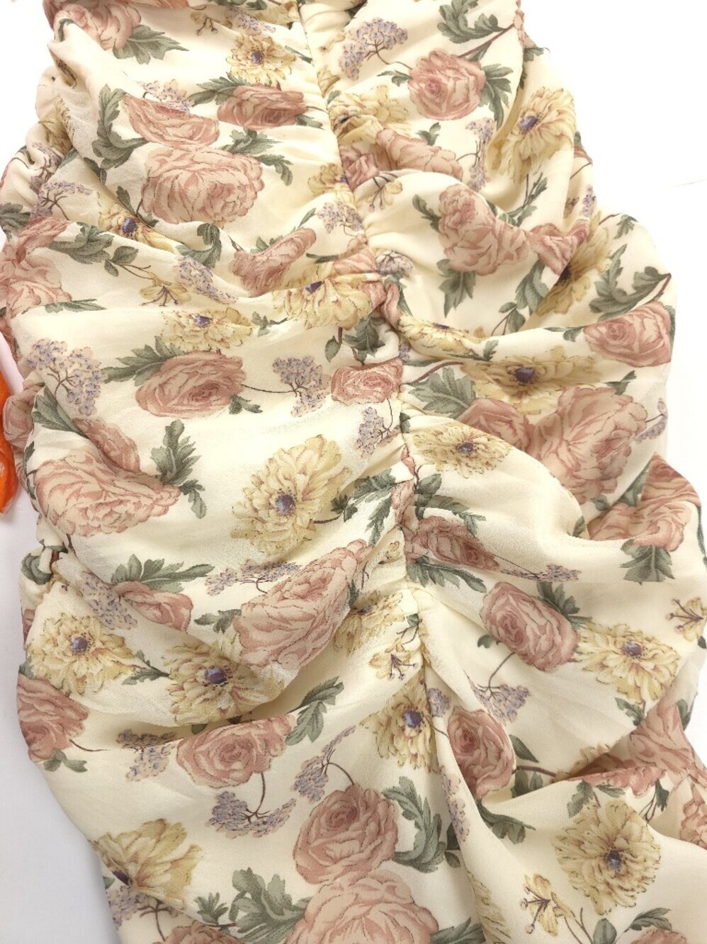 Vici Gorgeous Cream Floral Dress Sz Xs - Picture 11 of 13